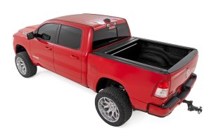 Ram 1500 Powered Retractable Bed Cover - Rough Country - Matte Black - '19-'25 Ram 1500 Powered Retractable Bed Cover - Rough Country - Matte Black - '19-'25